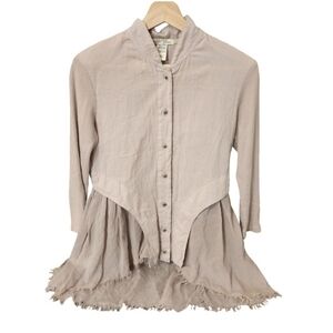 Prairie Underground Beige Button Down Shirt